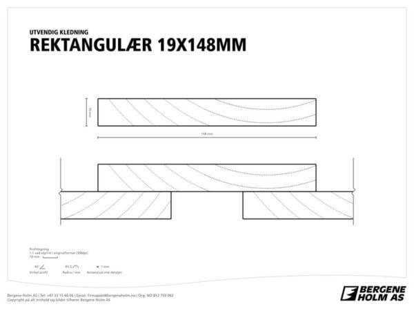 REKTANGULÆR ÆDELGRÅ - obrazek 2