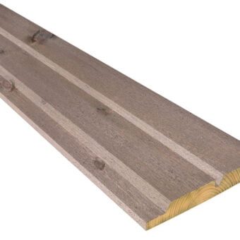 DOBBELFALS MED SPOR SKYGRÅ