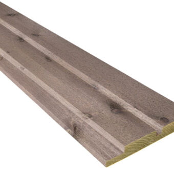 DOBBELFALS RETT MED SPOR SKYGRÅ